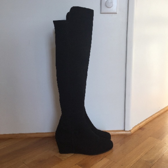 Stuart Weitzman - Over-Knee Wedge Boot US 9 | IT 39 - Picture 4 of 6